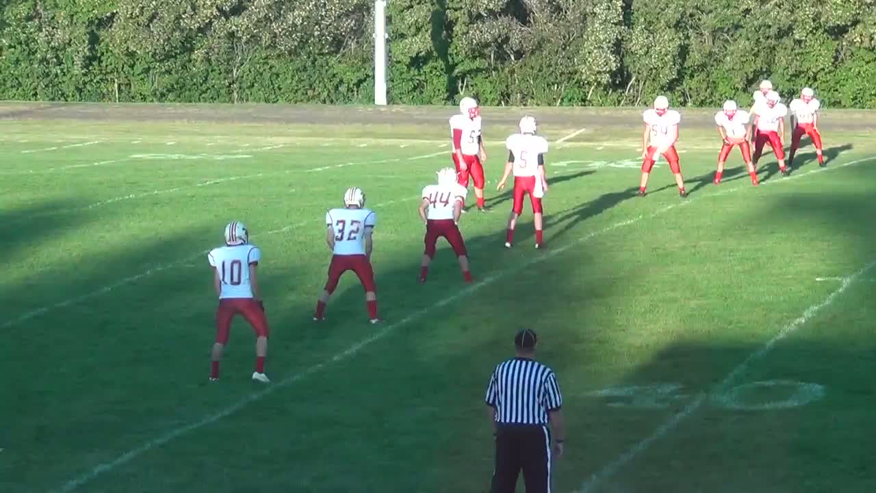 St. Ansgar High School vs. JV Central Springs High School Boys Varsity Football Sterling