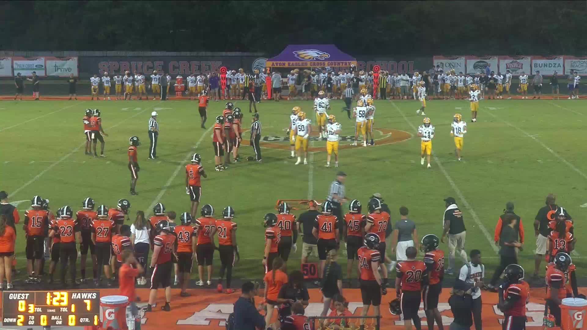 Braden Olsen #58 RT- Week 2- Varsity- SCHS vs Avon (Ohio Ranked #7)