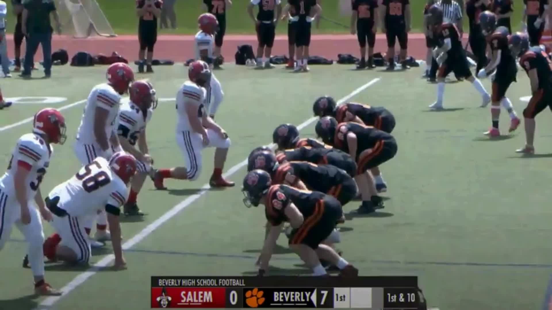 Salem HS Football Video "Highlight of Beverly High School" MaxPreps