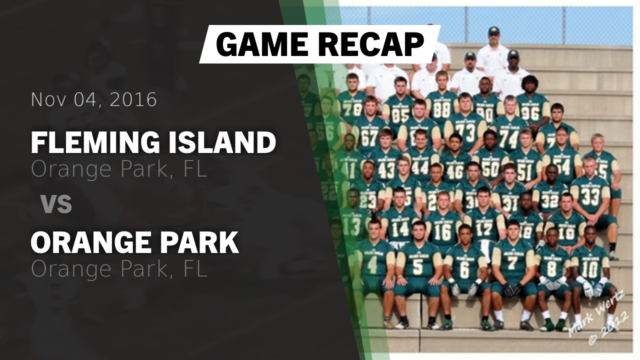 Golden Eagles Varsity Football Fleming Island High School