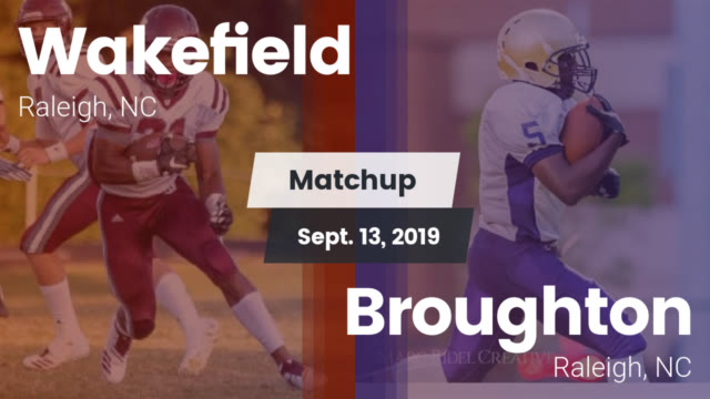 Varsity Football Wakefield High School Raleigh North Carolina