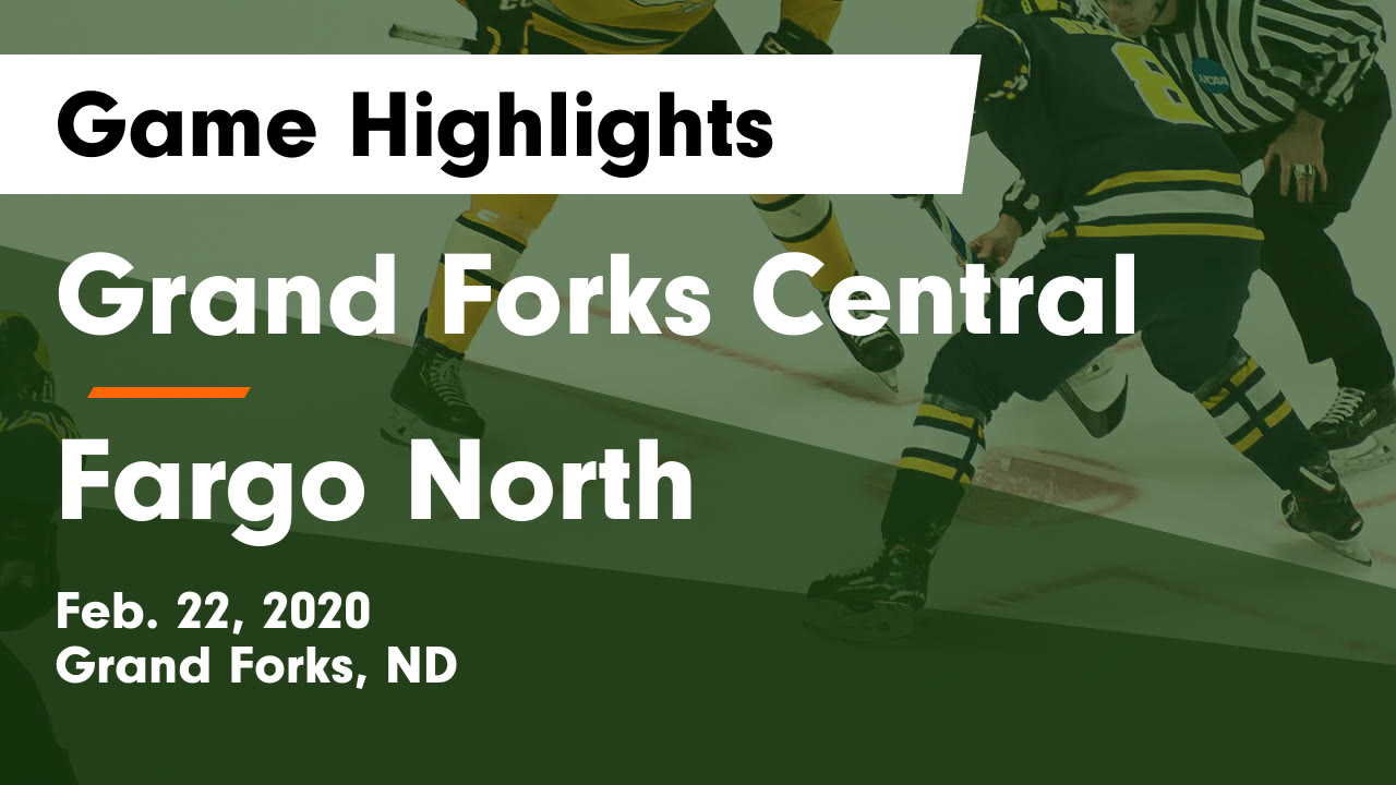 Grand Forks Central HS Ice Hockey Video "Grand Forks Central vs Fargo
