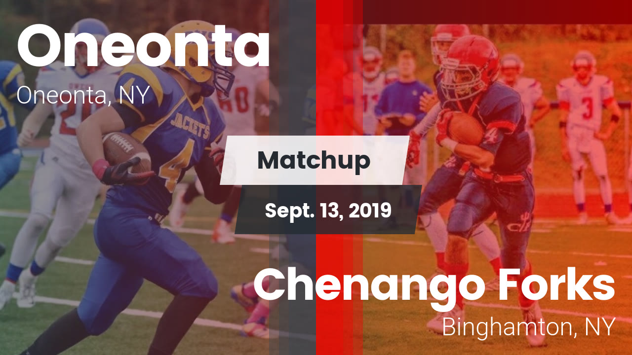 Oneonta Hs Football Video Matchup Oneonta Vs Chenango Forks