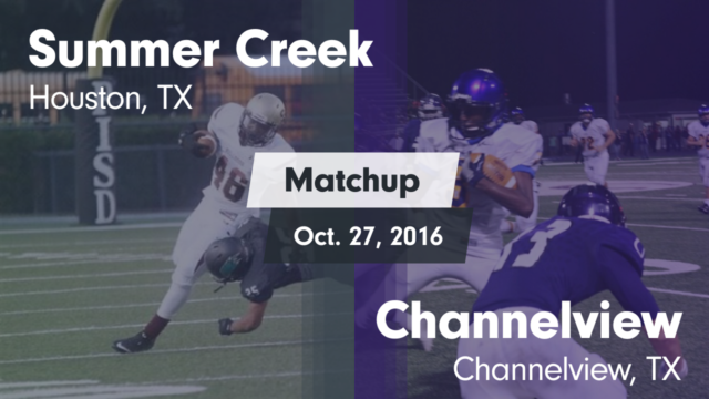 Varsity Football Summer Creek High School Houston Texas