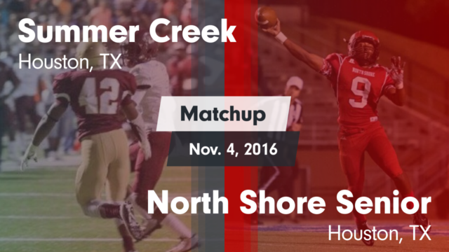 Varsity Football Summer Creek High School Houston Texas