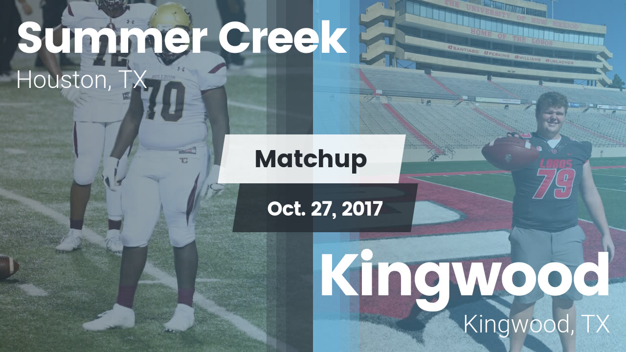Football Game Recap Summer Creek Vs Kingwood Maxpreps