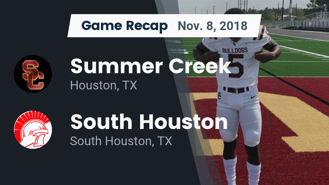 Summer Creek Hs Football Video Recap Summer Creek Vs South