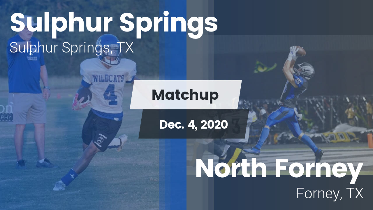 Sulphur Springs HS Football Video "Matchup: Sulphur Springs vs. North Sulphur Springs HS Football Video "Matchup: Sulphur Springs vs. North