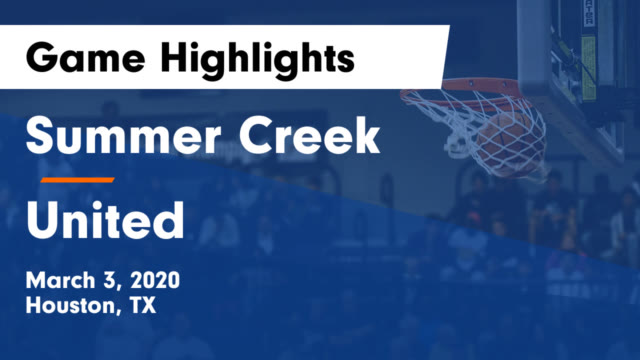 Summer Creek Boys Basketball Summer Creek High School Houston