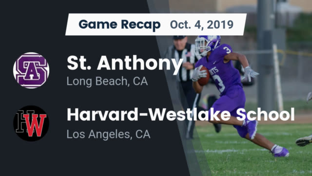 Boys Varsity Football St Anthony High School Long Beach