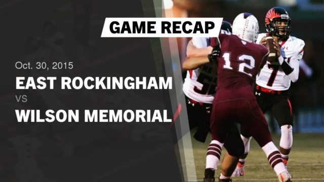 Boys Varsity Football East Rockingham High School Elkton