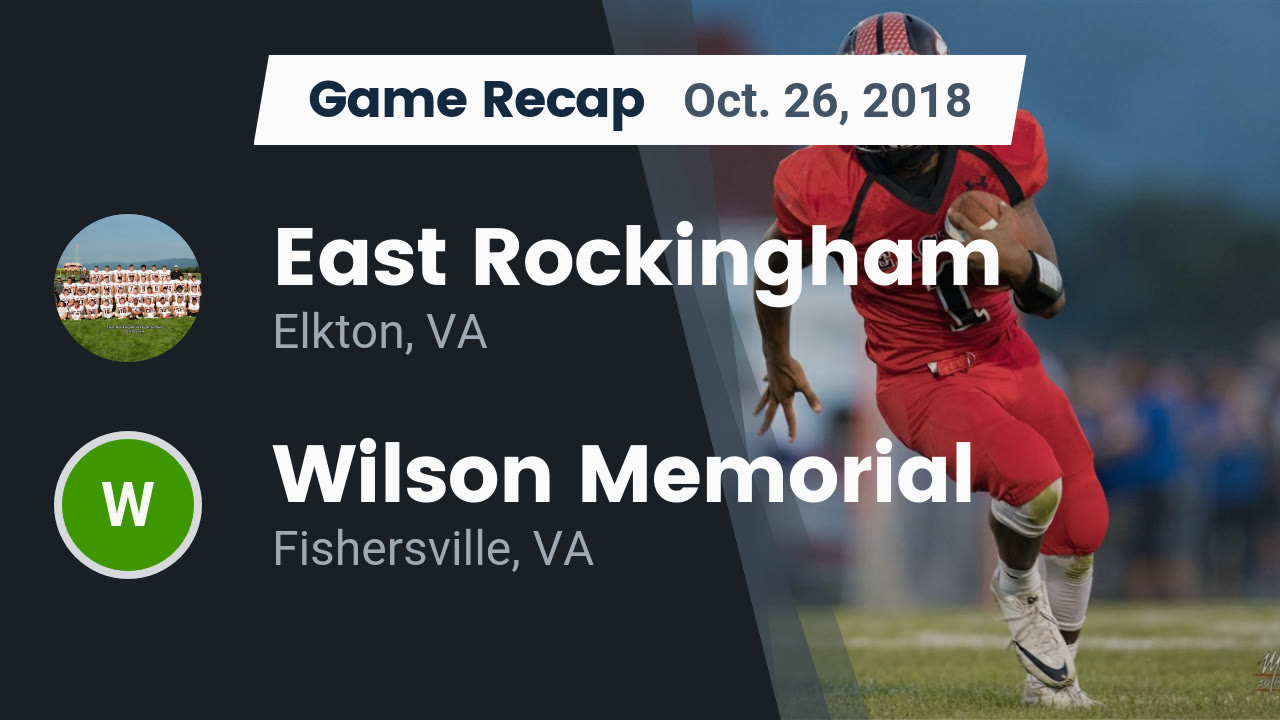 East Rockingham Hs Football Video Recap East Rockingham Vs