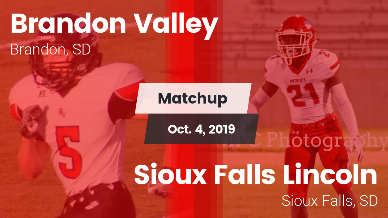 Brandon Valley Hs Football Video Matchup Brandon Valley High Vs