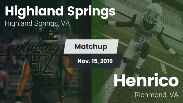 Boys Varsity Football Highland Springs High School Highland