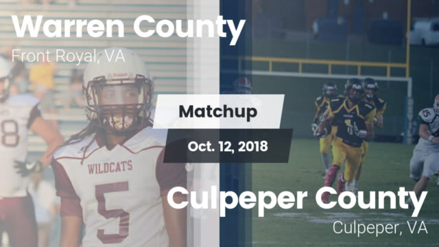 Wildcat Varsity Football Warren County High School Front Royal