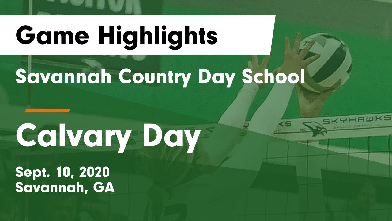 Savannah Country Day HS Volleyball Video "Savannah Country Day School