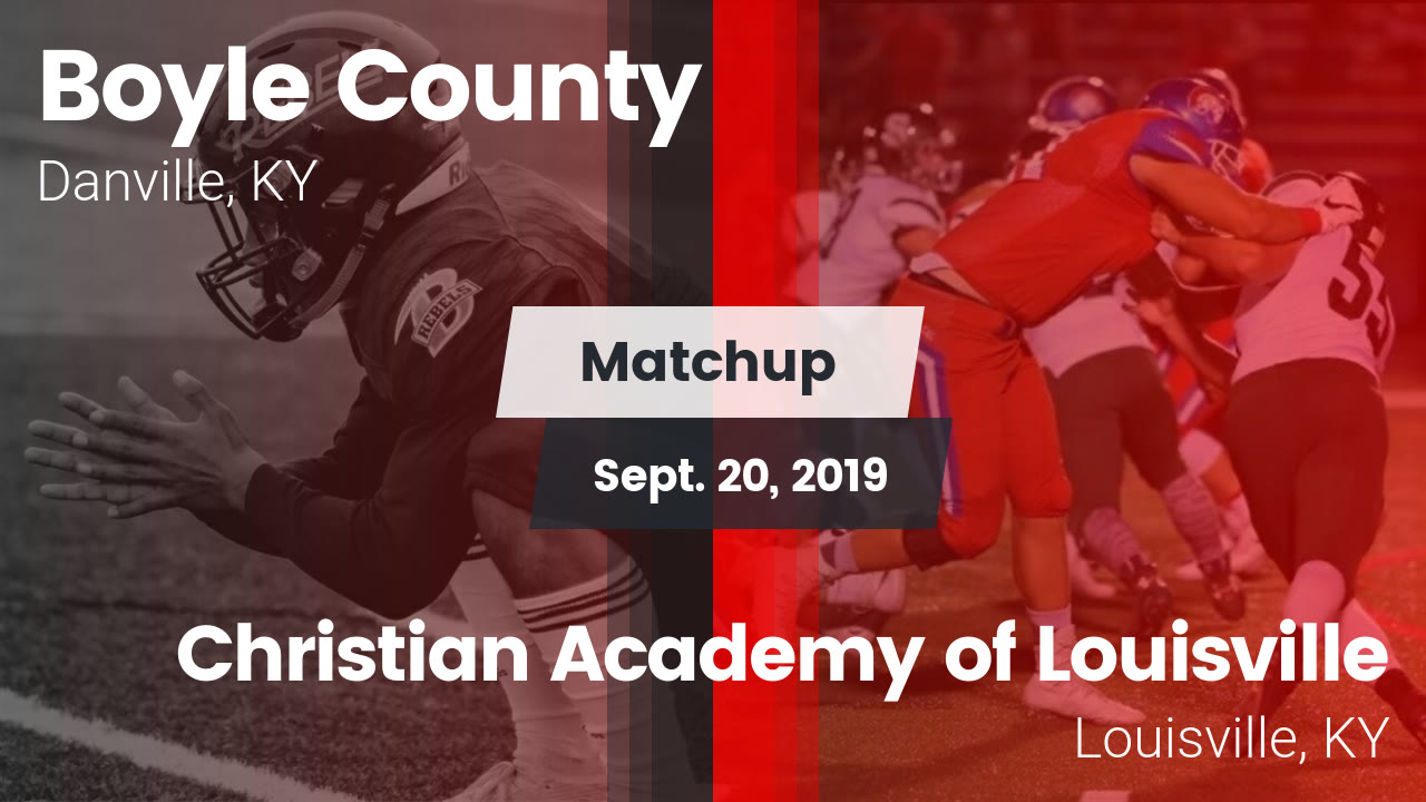 Boyle County Hs Football Video Matchup Boyle County High Vs