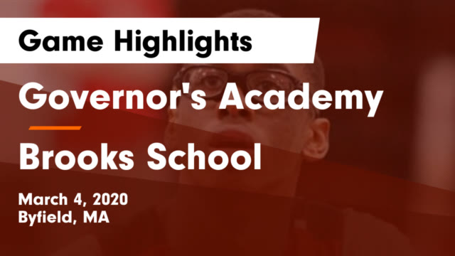 Boys Varsity Basketball Governor S Academy High School Byfield