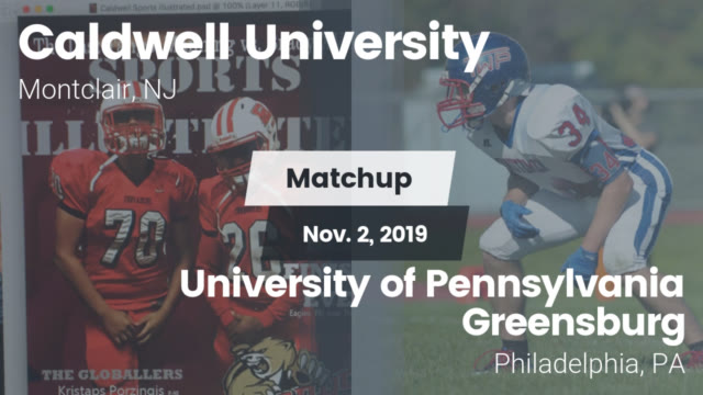 Caldwell Sprint Football Caldwell University Montclair New