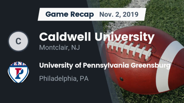 Caldwell Sprint Football Caldwell University Montclair New