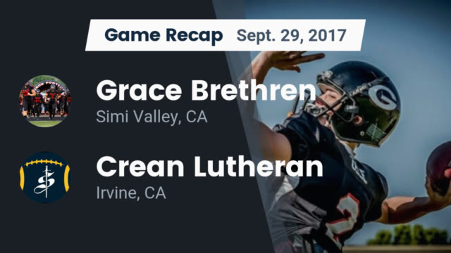 Varsity Football Grace Brethren Simi Valley California