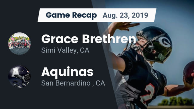 Varsity Football Grace Brethren Simi Valley California