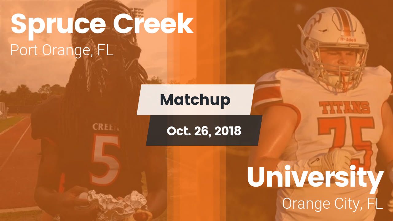 Football Game Recap Spruce Creek Vs University Maxpreps
