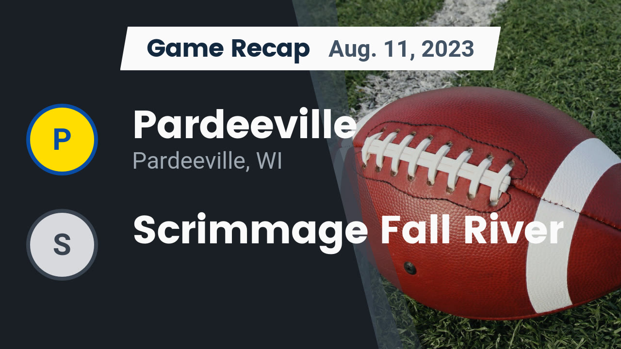 Pardeeville (WI) High School Sports Football, Basketball, Baseball