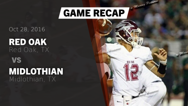 Boys Varsity Football Red Oak High School Red Oak Texas