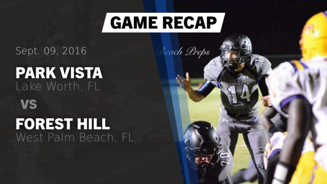 Boys Varsity Football Park Vista High School Lake Worth Florida Football Hudl