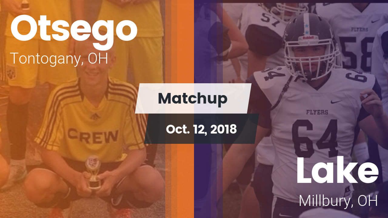 Otsego Hs Football Video Matchup Otsego Vs Lake 2018 Maxpreps
