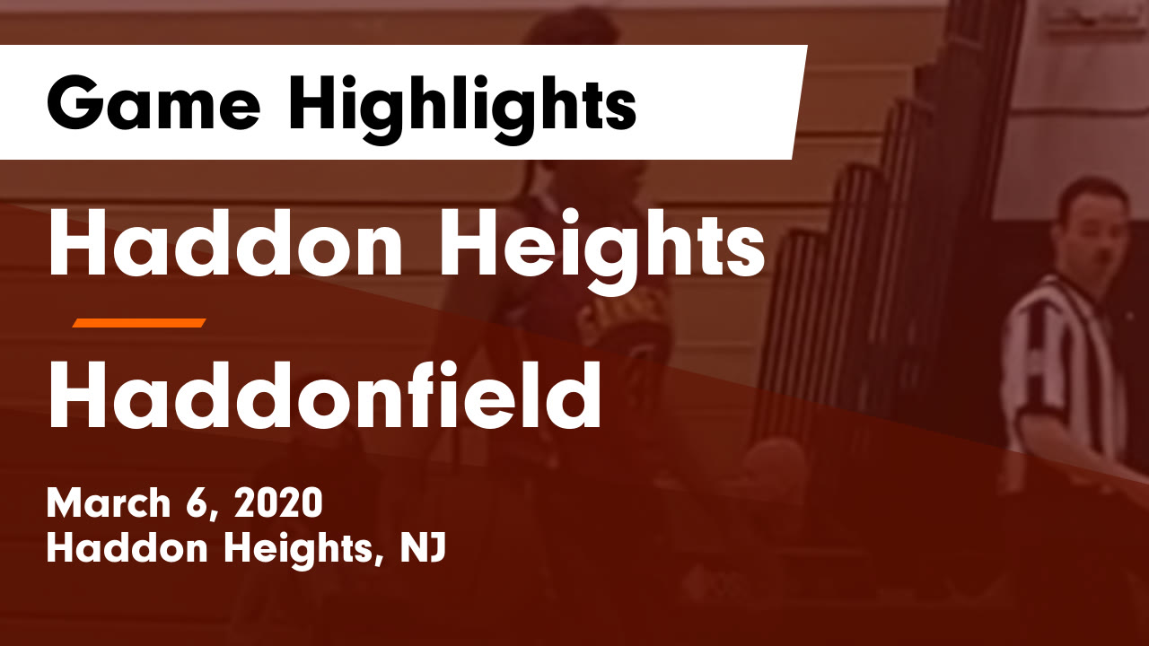 Haddon Heights HS Girls Basketball Video "Haddon Heights vs Haddonfield