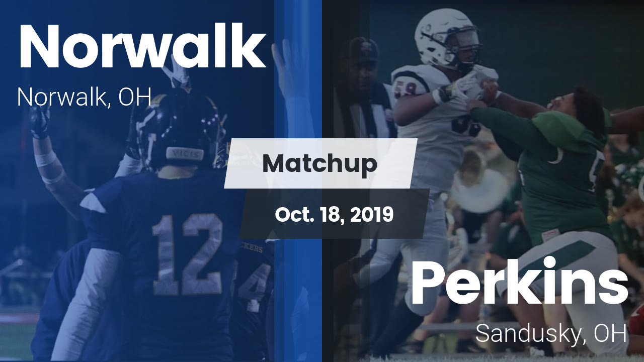Norwalk Hs Football Video Matchup Norwalk Vs Perkins 2019