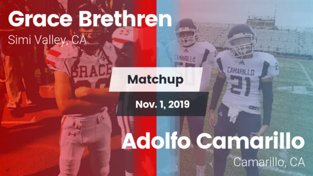 Jv Football Grace Brethren Simi Valley California Football