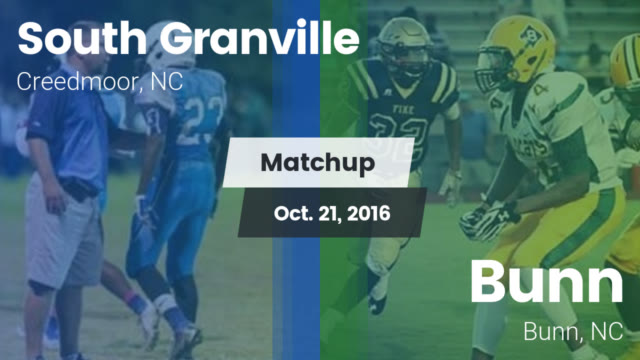 Boys Varsity Football South Granville High School Creedmoor