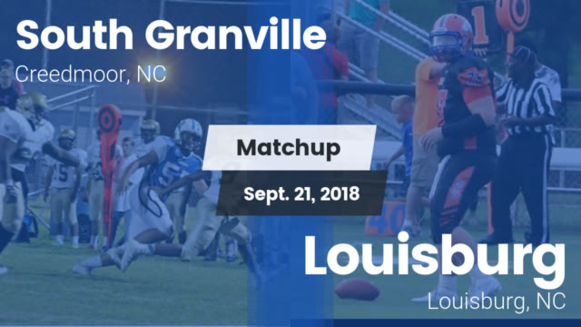 Boys Varsity Football South Granville High School Creedmoor