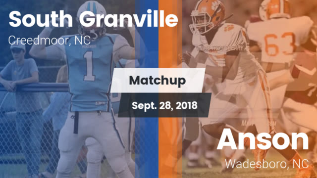 Boys Varsity Football South Granville High School Creedmoor