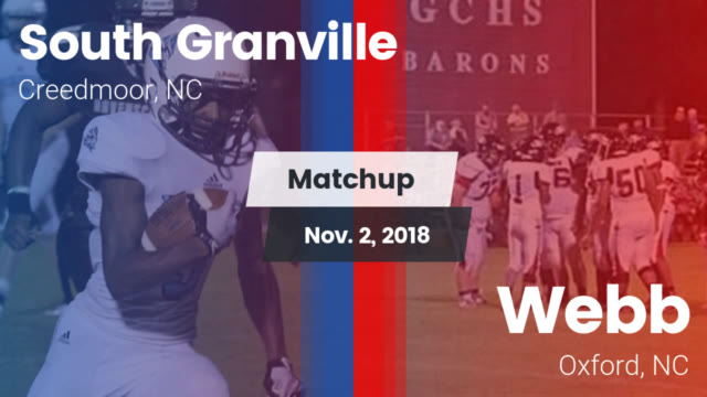 Boys Varsity Football South Granville High School Creedmoor