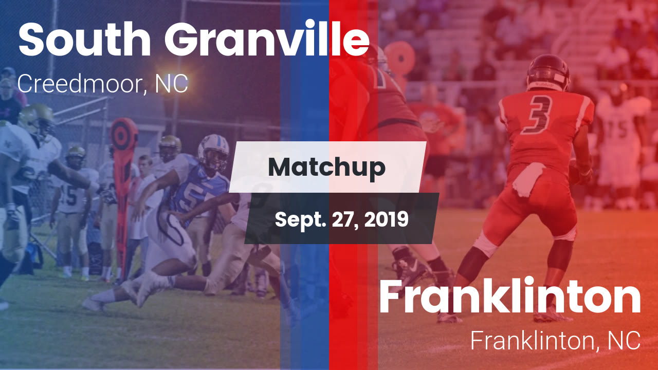 South Granville Hs Football Video Matchup South Granville Vs