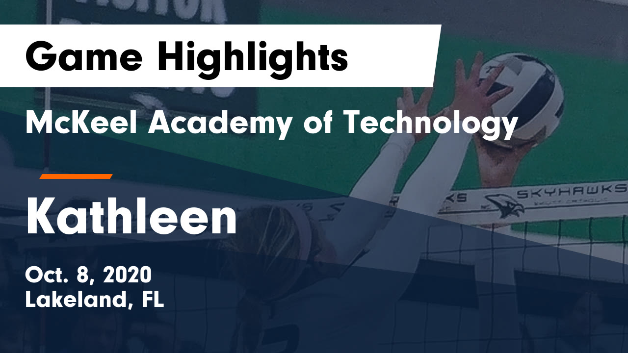 McKeel Academy HS Volleyball Video "McKeel Academy of Technology vs
