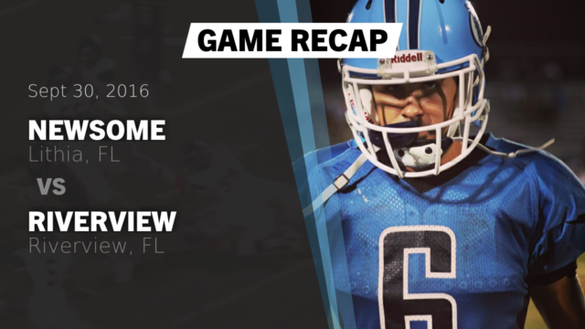 Varsity Football Newsome High School Lithia Florida