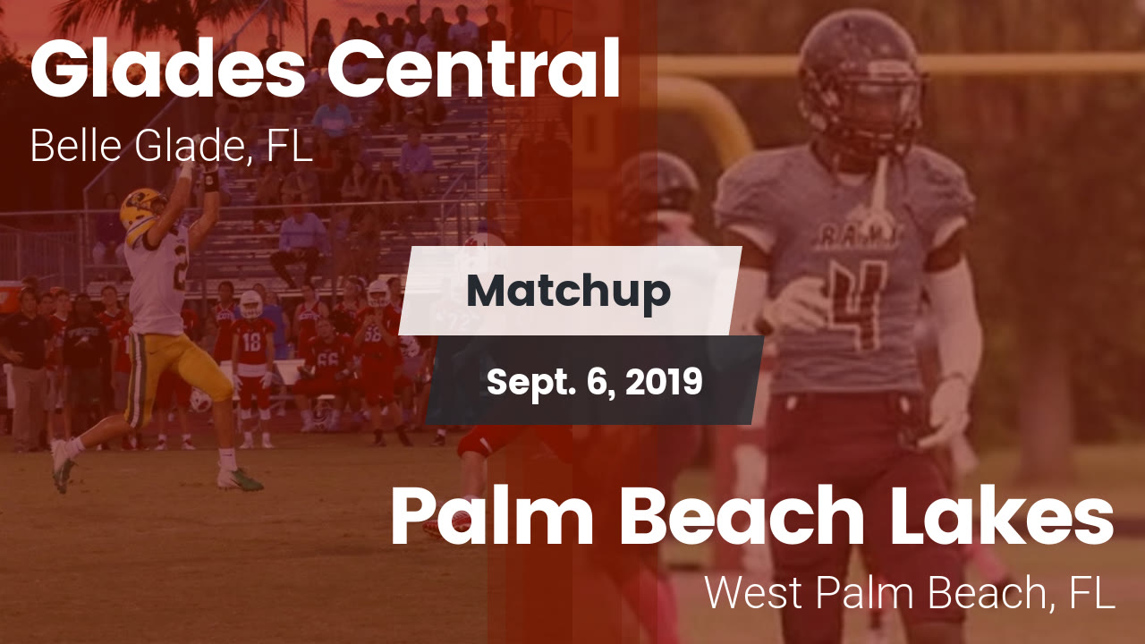 Glades Central Hs Football Video Matchup Glades Central Vs Palm