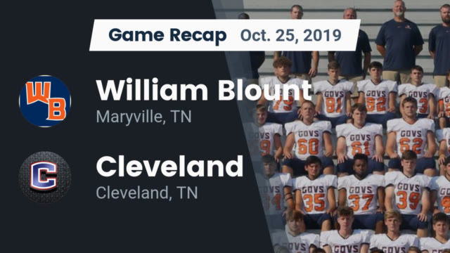 Boys Varsity Football William Blount High School Maryville