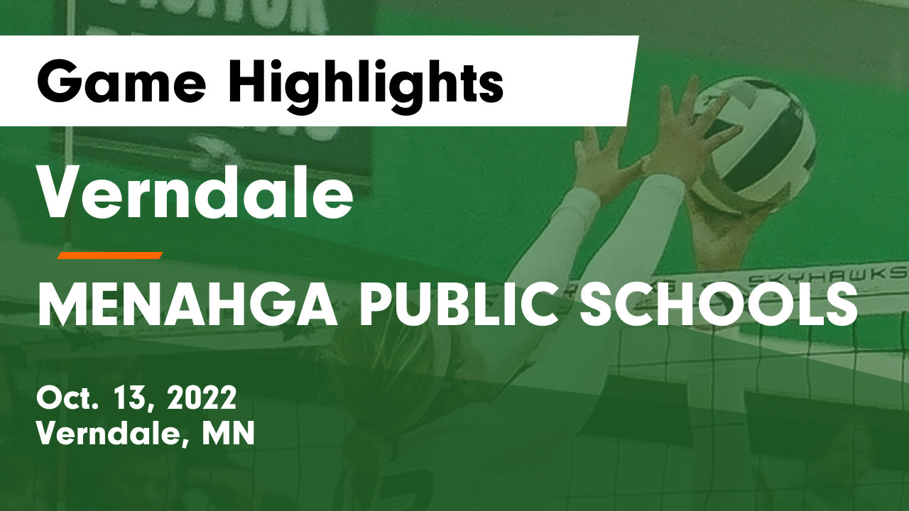 Verndale vs MENAHGA PUBLIC SCHOOLS Game Highlights Oct. 13, 2022