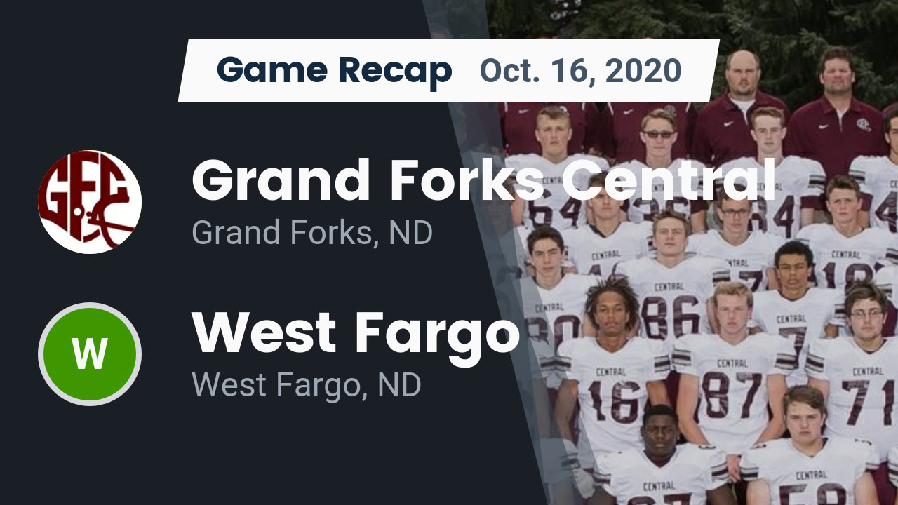 Grand Forks Central HS Football Video "Recap Grand Forks Central vs