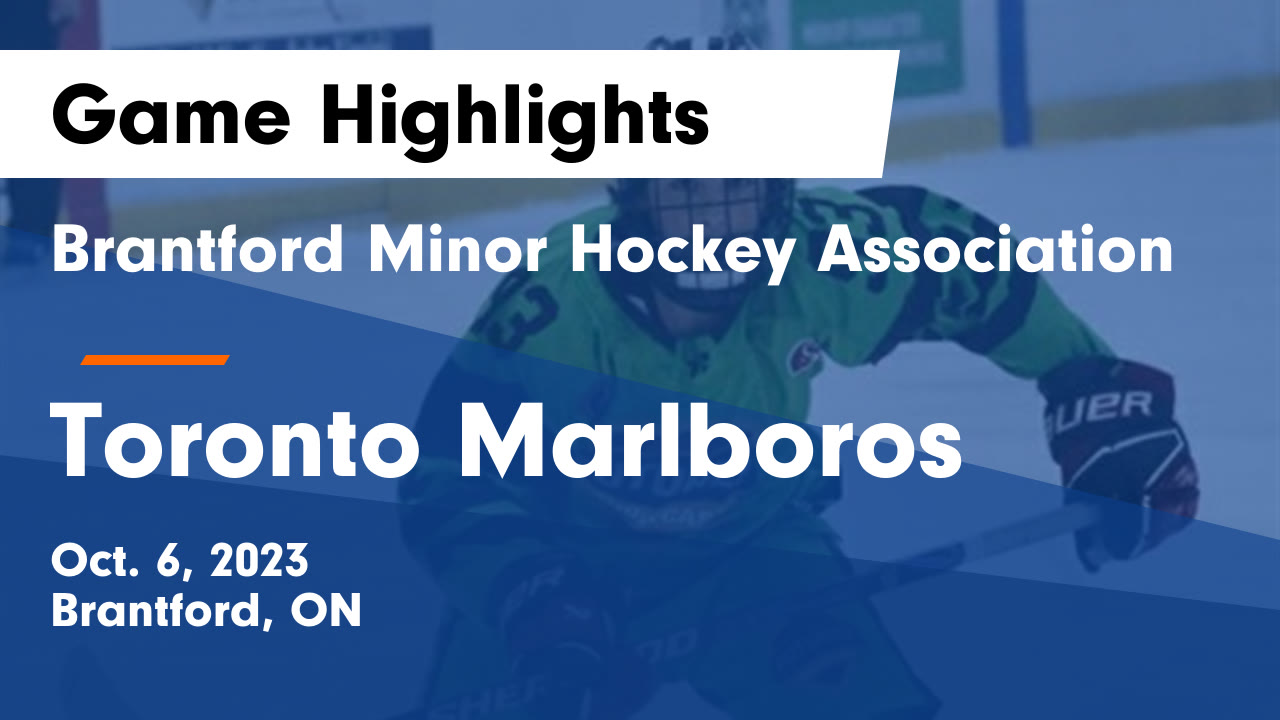 Brantford Minor Hockey Association Vs Toronto Marlboros Game Highlights brantford-minor-hockey-association-vs-toronto-marlboros-game-highlights