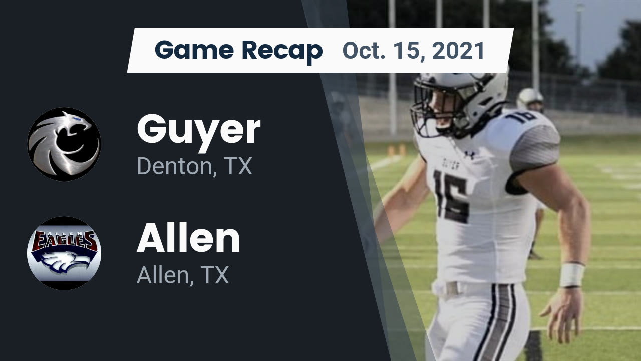 guyer high school denton tx varsity football