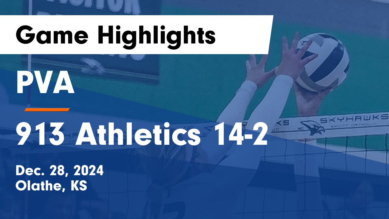PVA vs 913 Athletics 14-2 Game Highlights - Dec. 28, 2024 - PVA ...