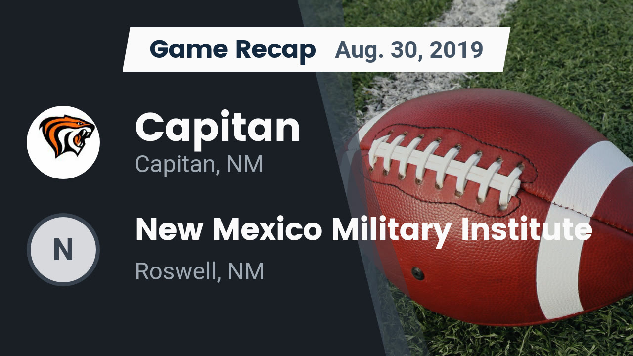Football Game Preview New Mexico Military Institute Vs Tucumcari