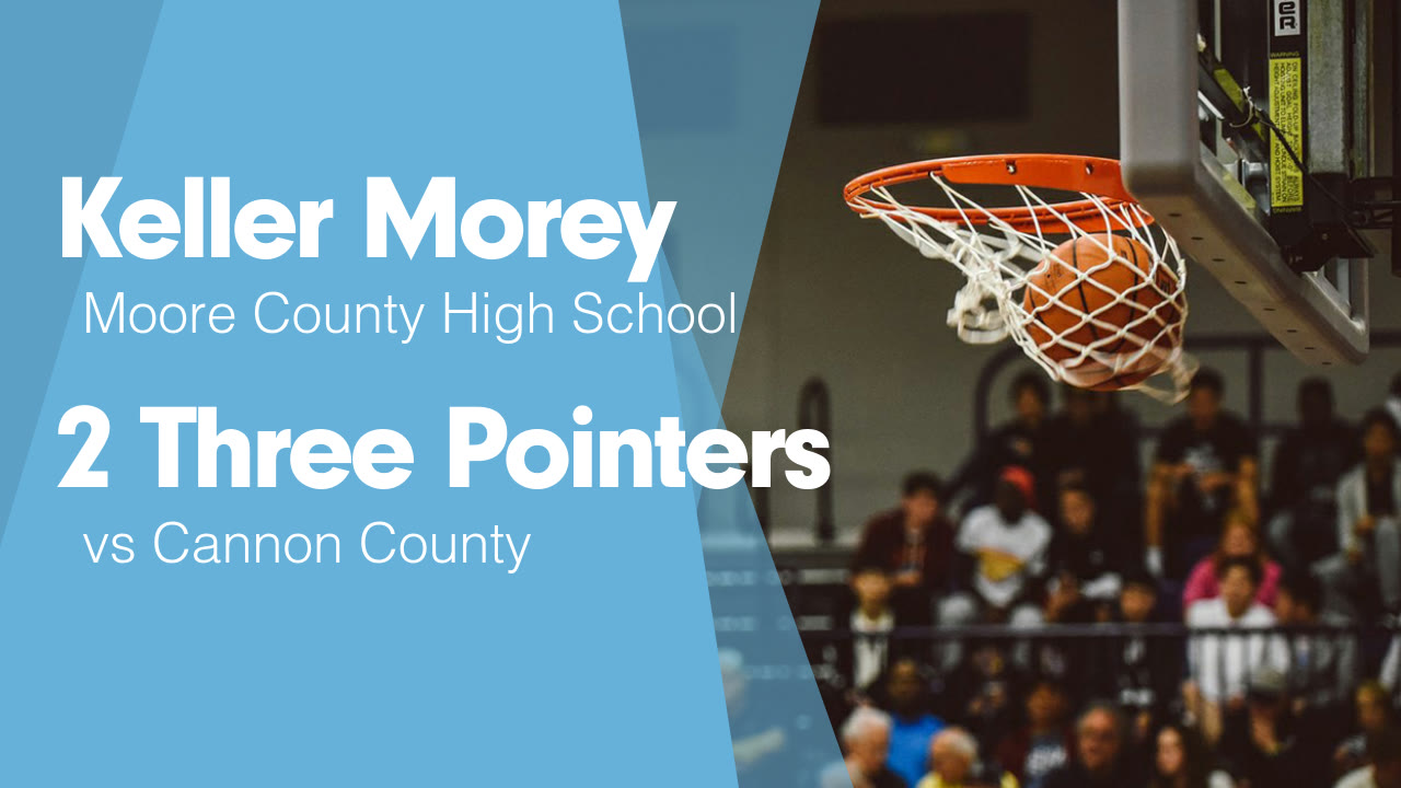 2 Three Pointers vs Cannon County 